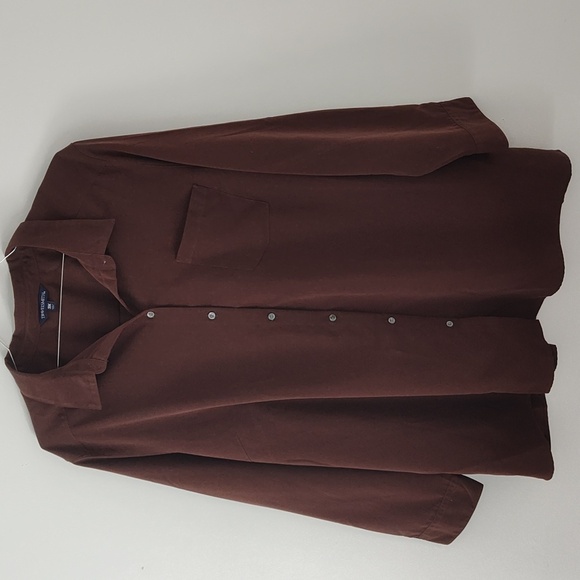 TravelSmith Tops - TravelSmith Blouse Long Sleeve Button Front Size 3X Vacation Packable Resortwear